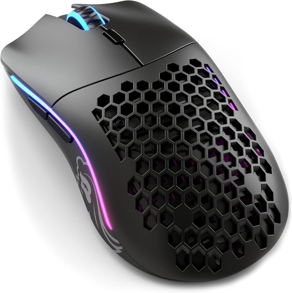 Glorious Matte Black Gaming Mouse Wireless