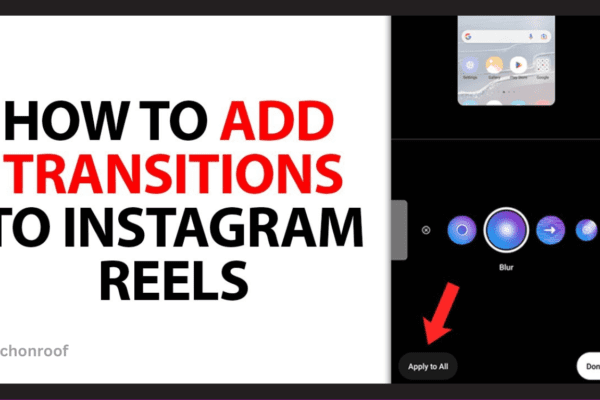 Add Transitions to Instagram Reels