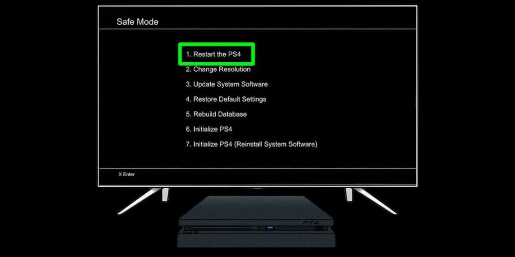 Restart Your PS4 in Safe Mode