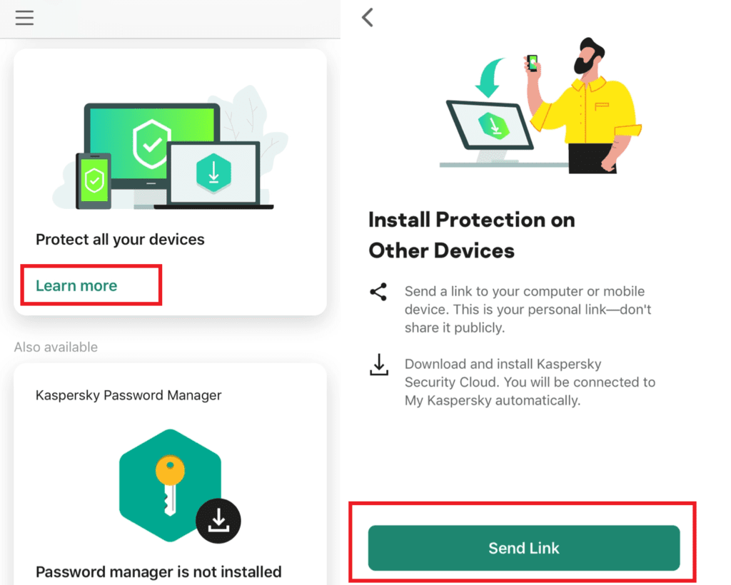 how to add new devices kaspersky licence screen 5 EN