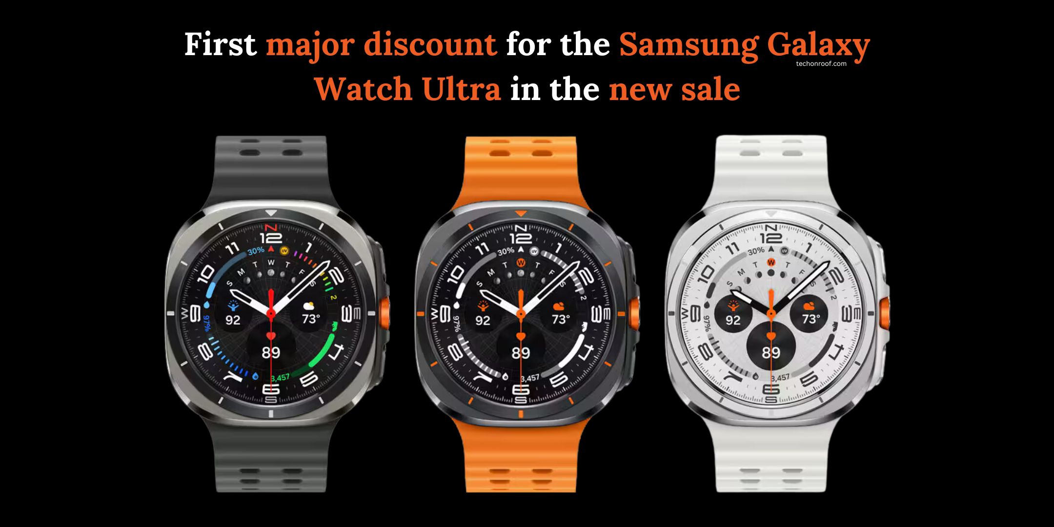 First major discount for the Samsung Galaxy Watch Ultra in the new sale