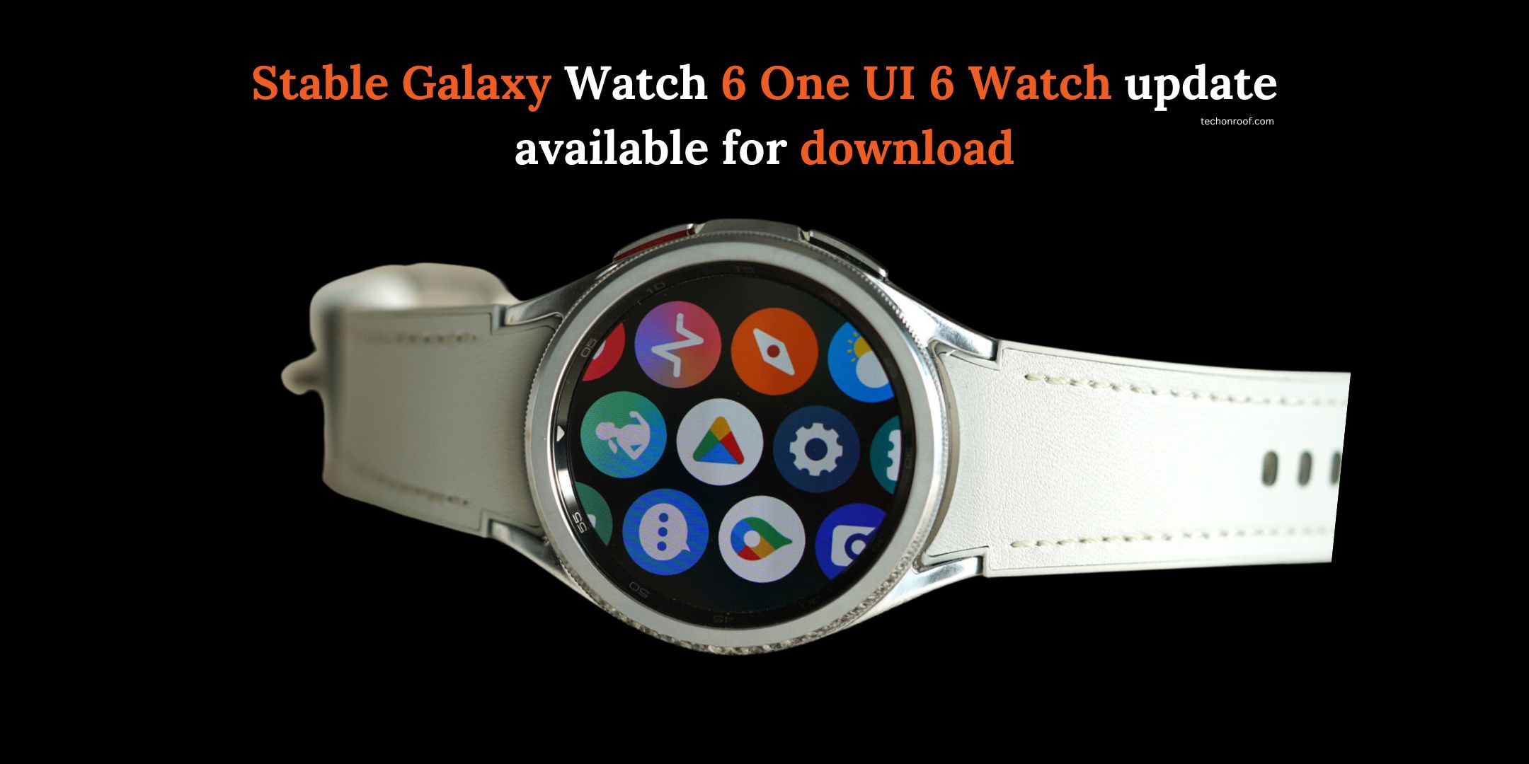 Stable Galaxy Watch 6 One UI 6 Watch update available for download