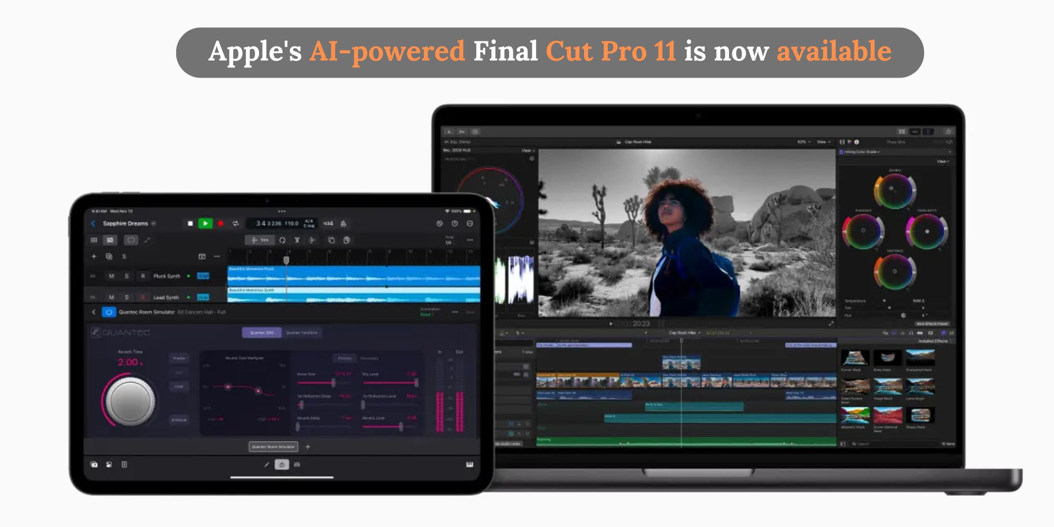 Apple's AI-powered Final Cut Pro 11 is now available