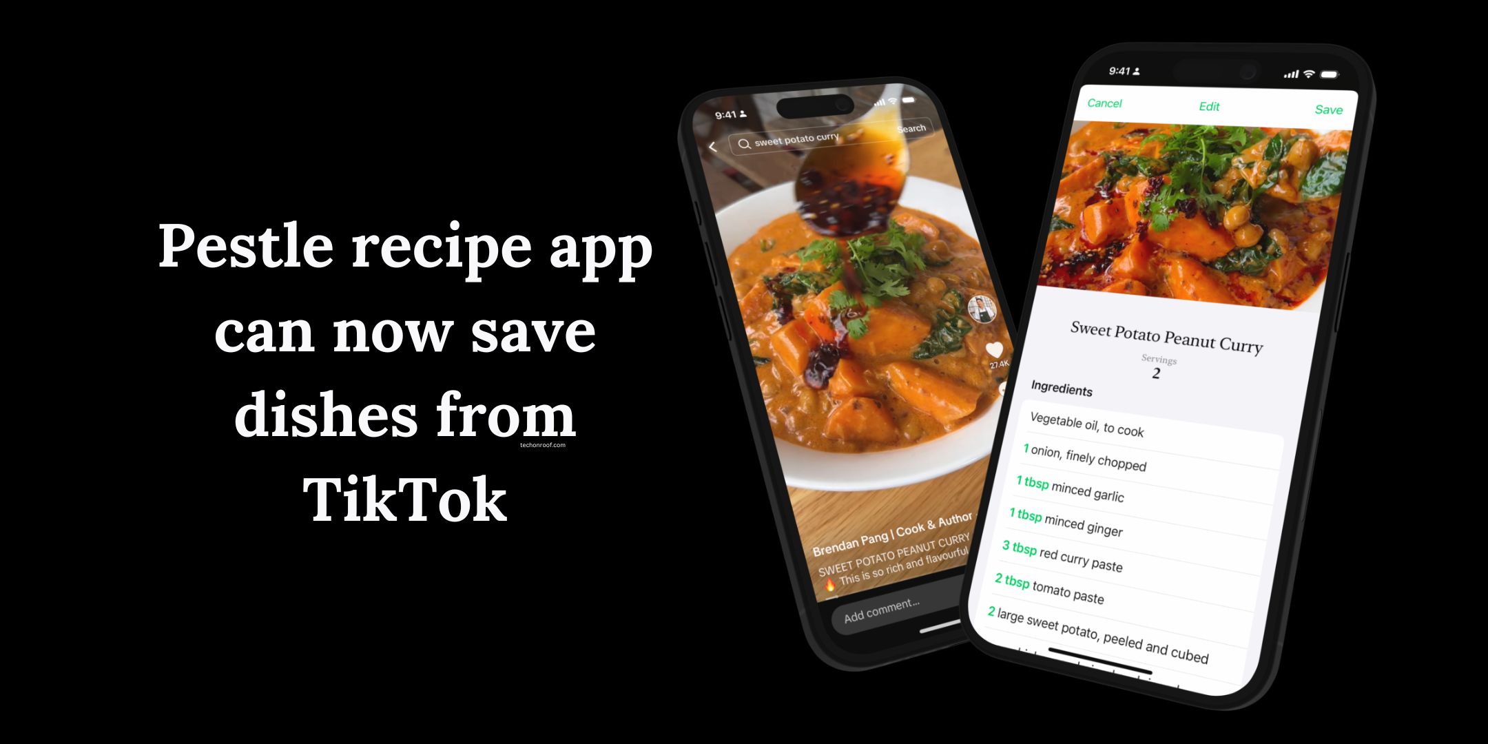 Pestle recipe app can now save dishes from TikTok